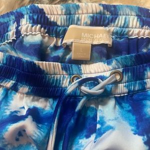 MK silky draw string pants like new